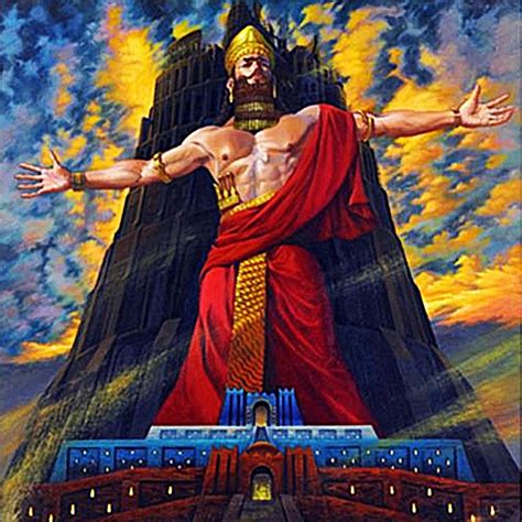 It was a temple for the people to worship the sun. . How tall was nimrod